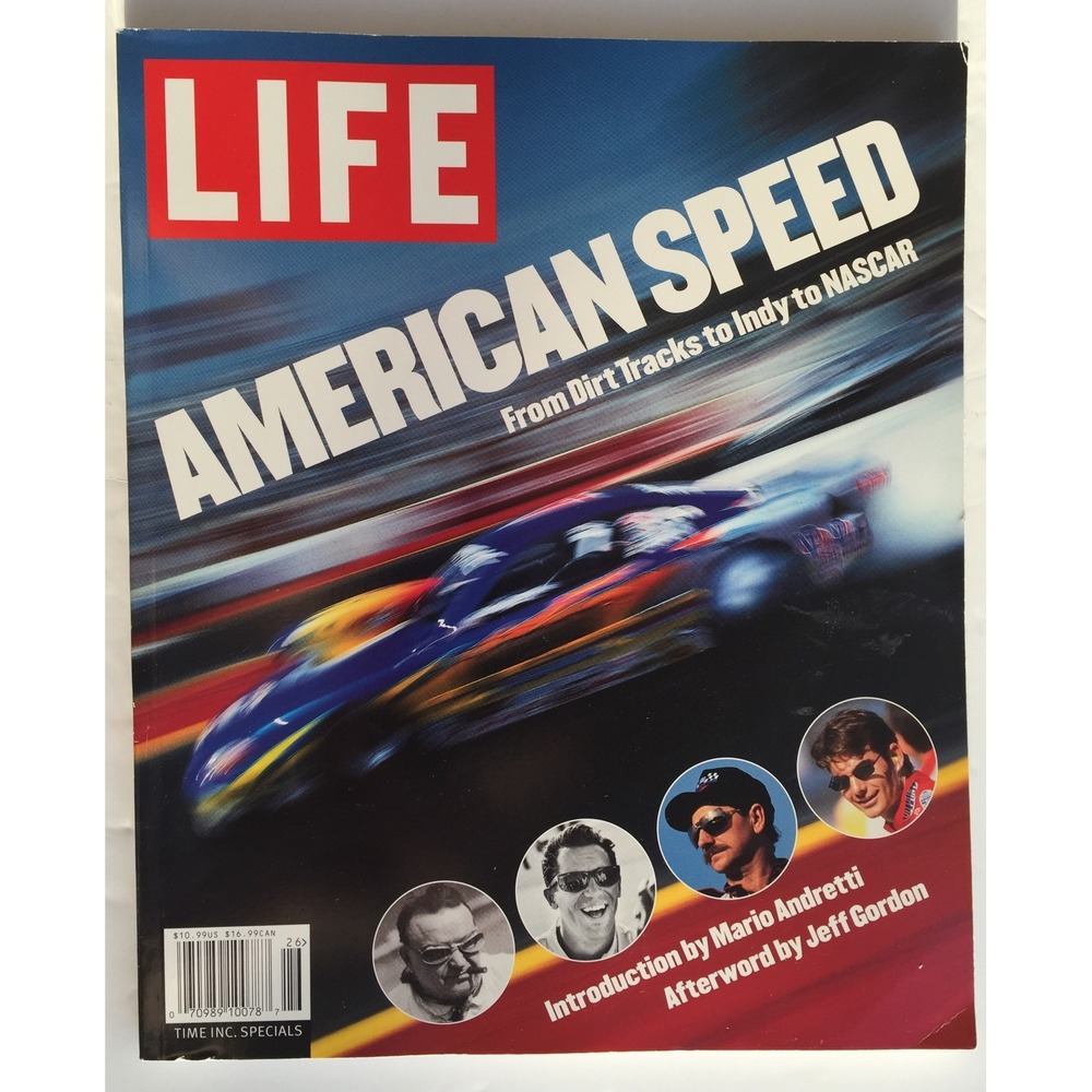LIFE American Speed Magazine July 2002 Mario Andretti Jeff Gordon NASCAR Indy